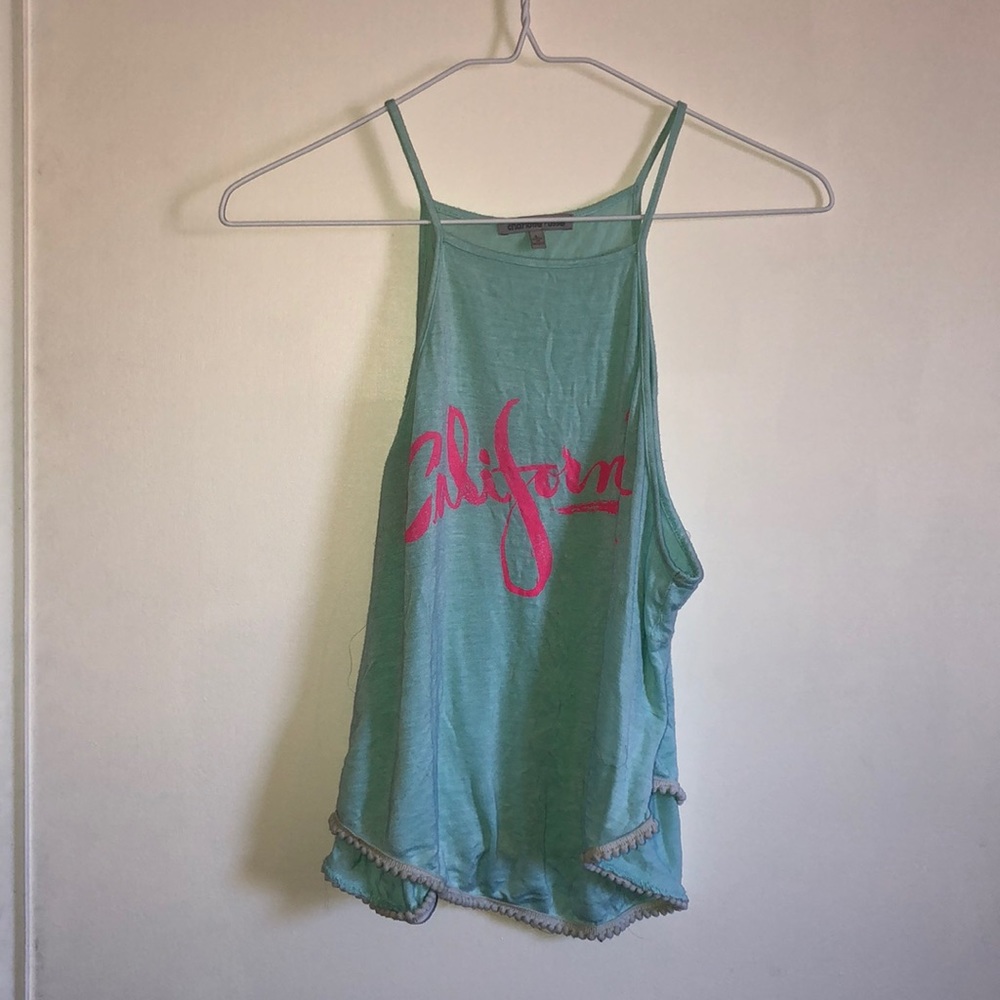 Charlotte Russe spaghetti strap top
